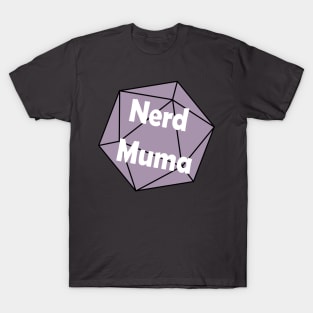 Nerd Muma Dice (purple) T-Shirt